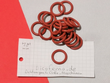 Dichtung: 15 x 3 - Rot