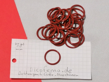 Dichtung: 17,16 x 1,78 - Rot