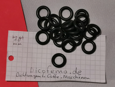 1 Stück 9 x 3 Schwarz EPDM