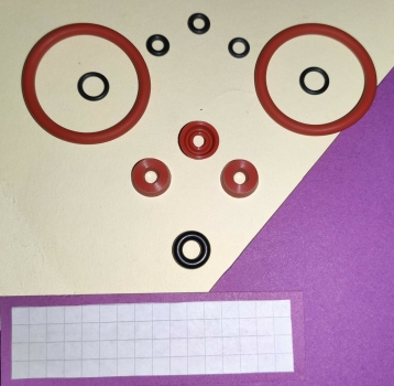 Jura Ena Micro MIKRO Brühgruppen Dichtungen mit 3 Drainageventil Dichtung D12