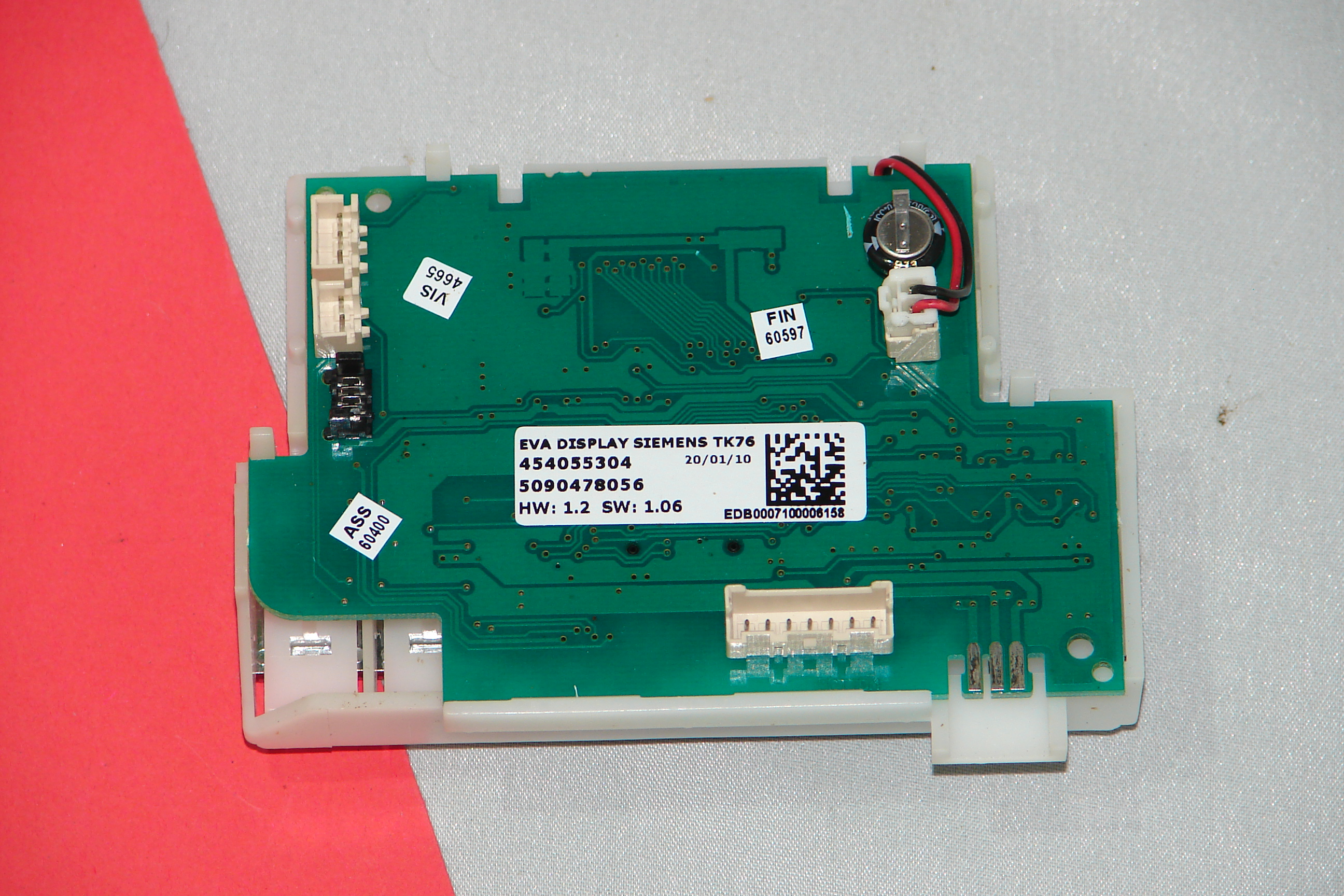 dicofema.de - Bosch Siemens EQ EVA Display & Bedienplatine Siemens