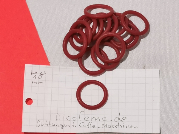 Dichtung: 18 x 3 - Rot