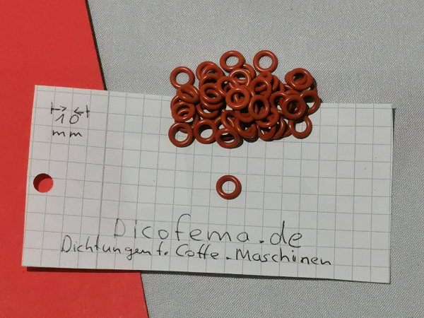 1 Stück  2 x 1,5 Rot Silikon