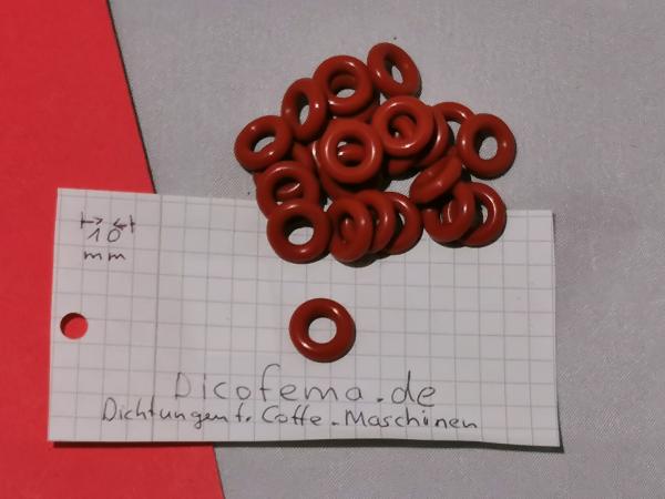 Dichtung: 5,4 x 3,53 - Rot