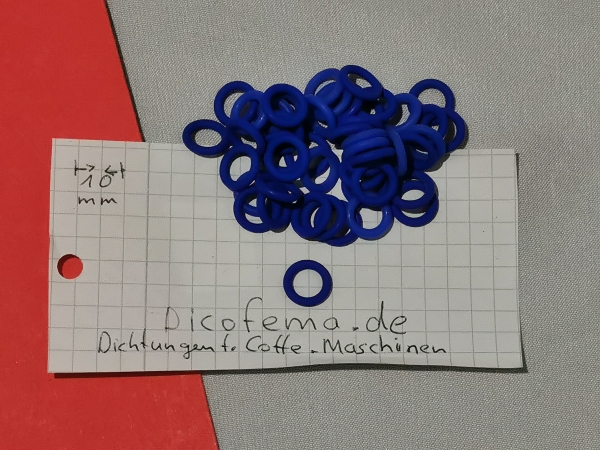 Dichtung: 6,5 x 2 - Blau