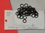 Dichtung: 6,5 x 1,5 - Schwarz